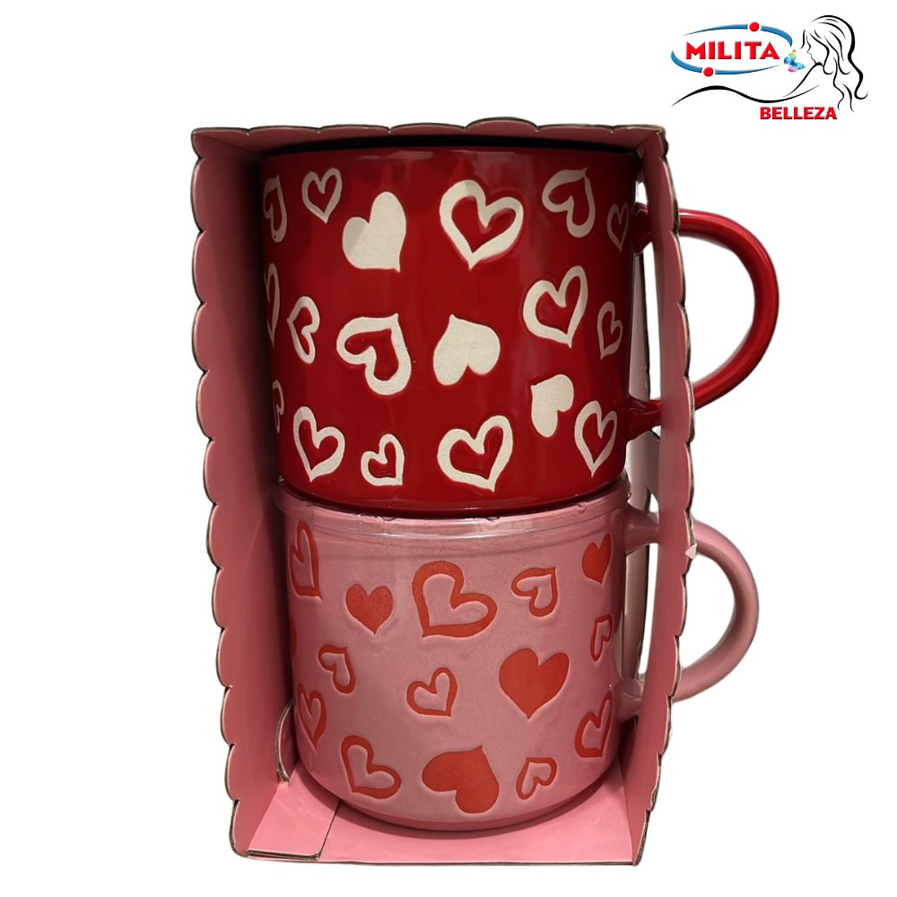 Producto temporada - Dia del cariño, set de tazas