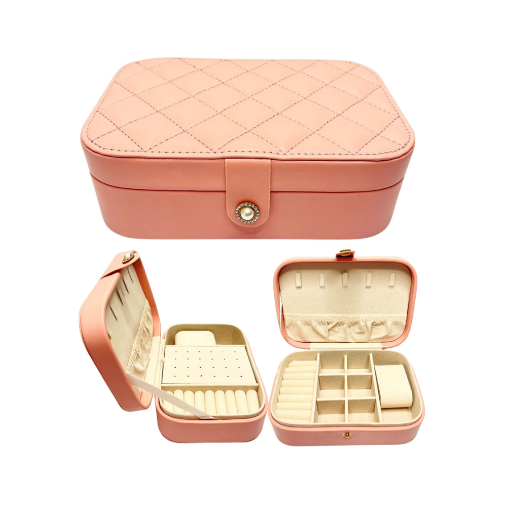 Accessories - Pink Portable Jewelry Box