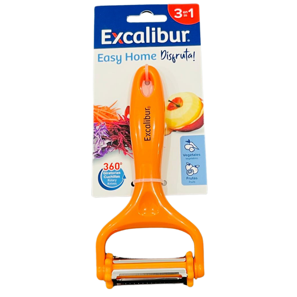 Utensilio de cocina - pelador 360 cuchillas giratorias excalibur