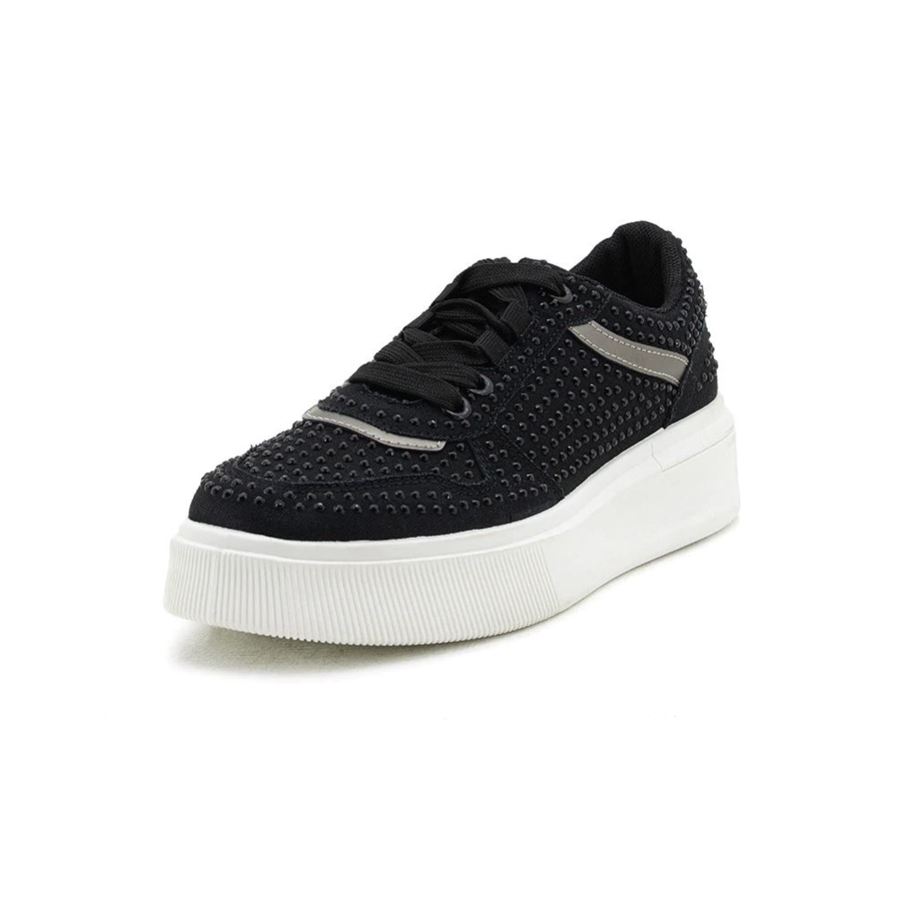 Footwear - Low Sole Tennis with Black Stones