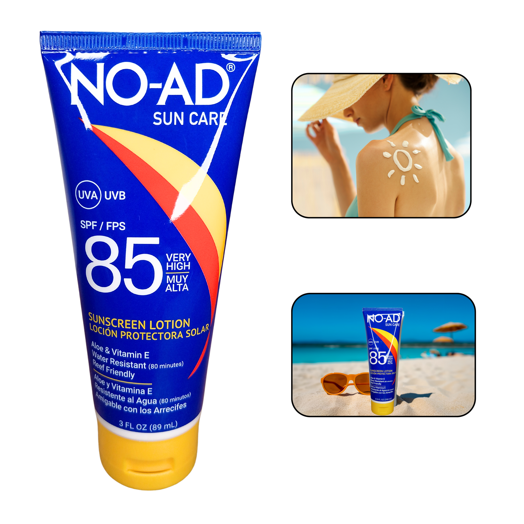 Cuidado Corporal - Protector Solar NO-AD 85 SPF/FPS  89ML