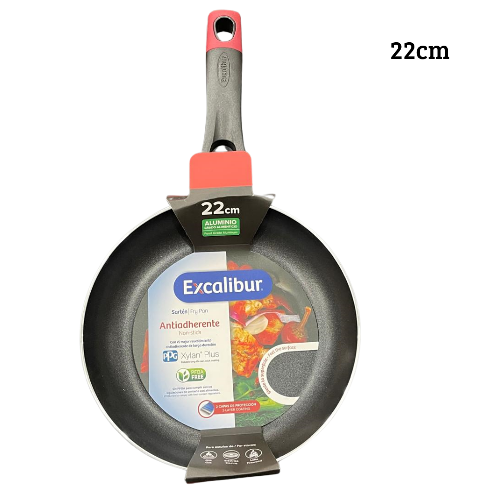 Utensilios de Cocina - Sartén Antiadherente 22cm Excalibur