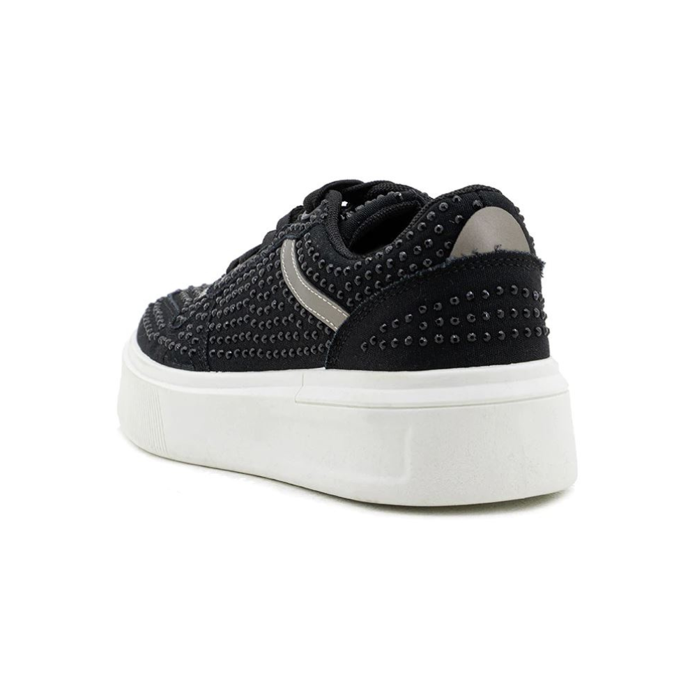 Footwear - Low Sole Tennis with Black Stones