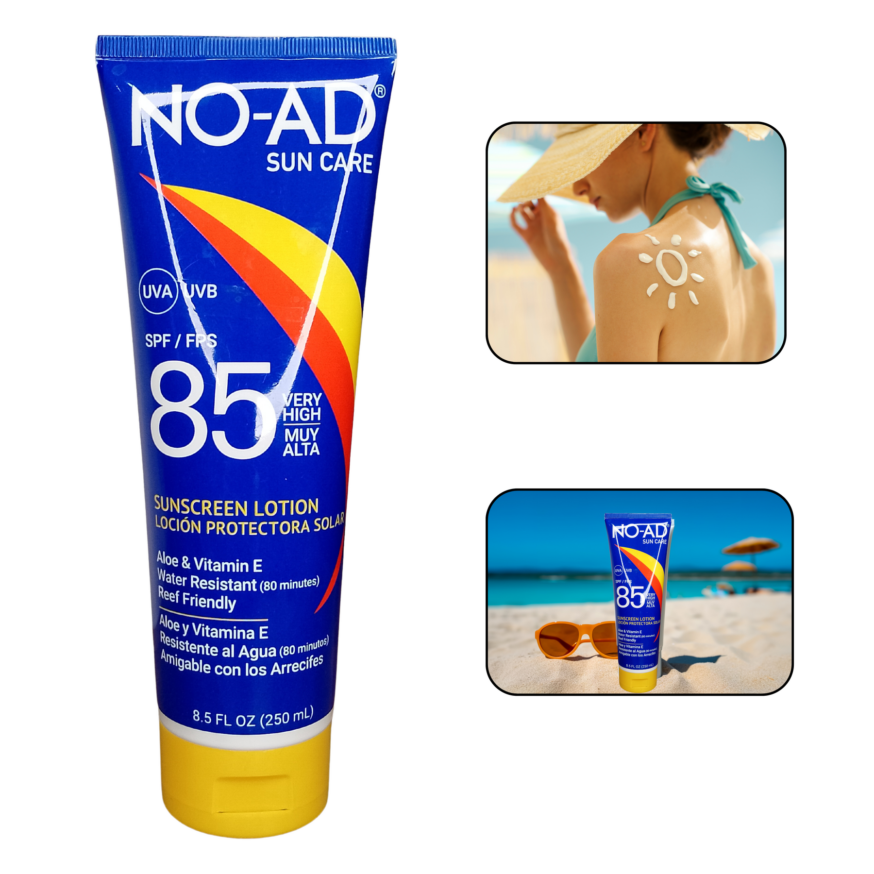 Cuidado Corporal - Protector Solar NO-AD 85 SPF/FPS 250ML