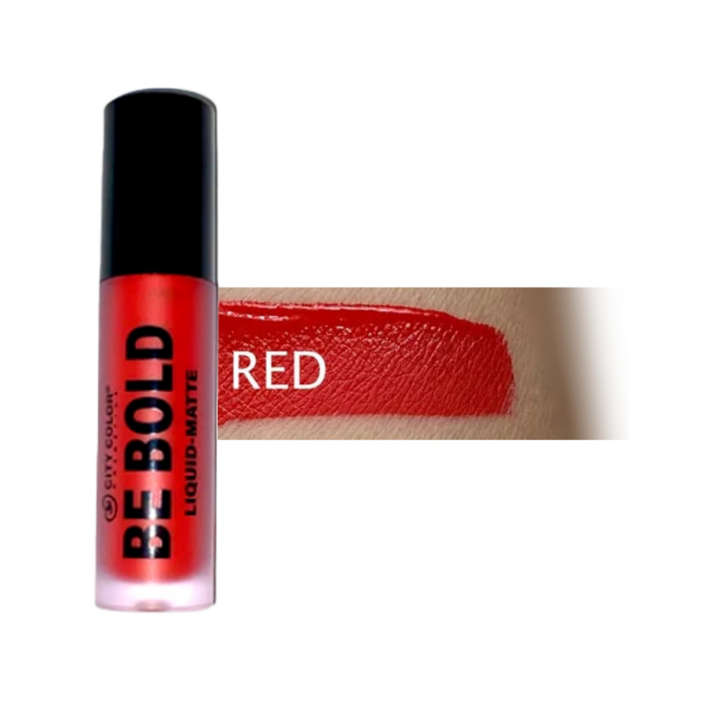 City Color - Labial Be Bold Liquid Matte Red