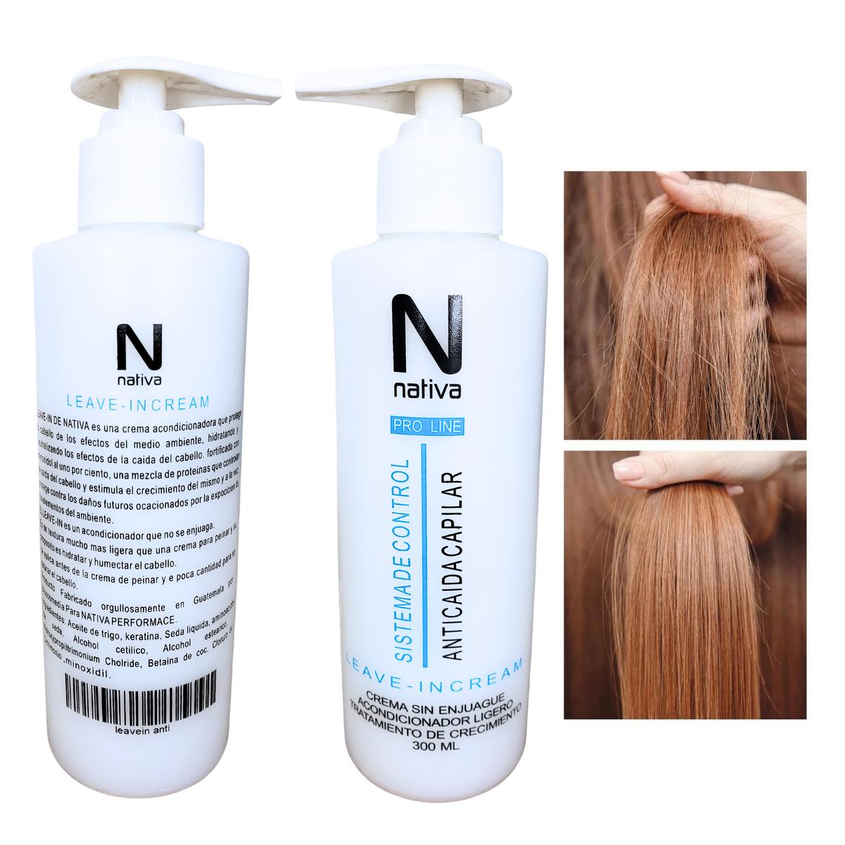 Cabello - Crema Para Cabello Sin Enjuague Anti Caída Capilar Pro Line Nativa