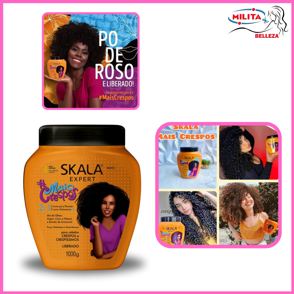 Cabello - Crema Para Cabello Para Peinar Skala Mais Crespos 1000g