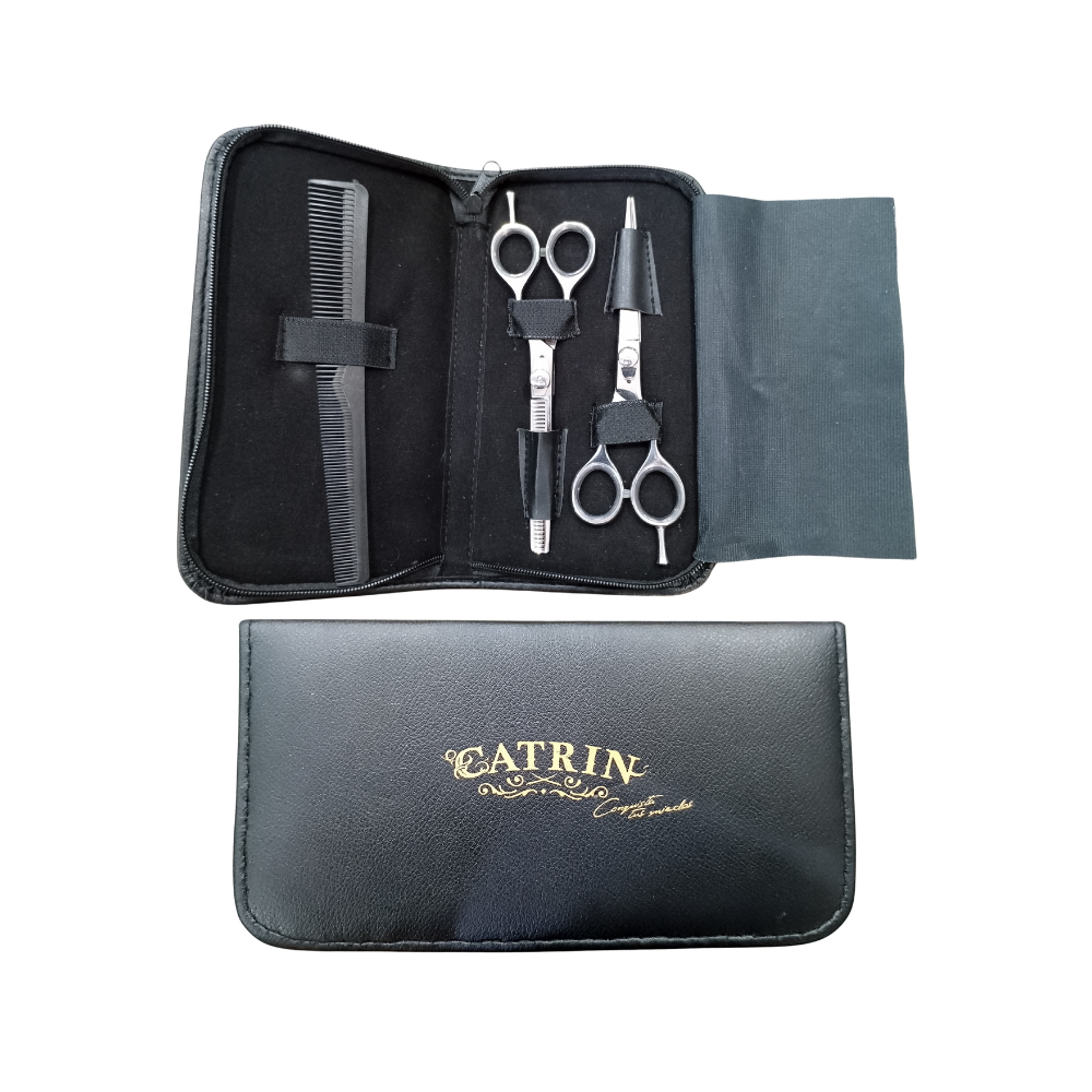 Tijeras de Cabello - Set De Tijeras Catrin Plateado