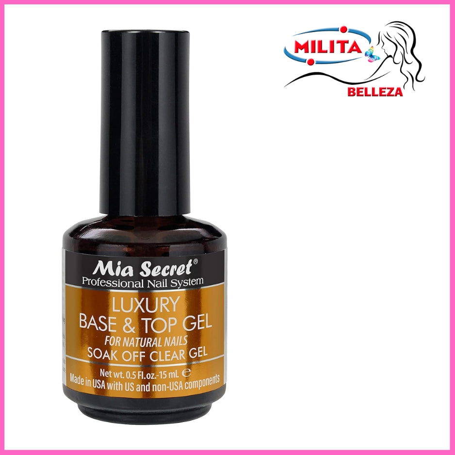 Manos y Pies - Luxury Base & Top Gel Mia Secret 15ml